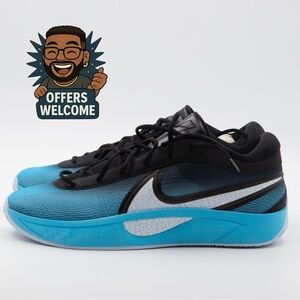 Nike Black and Blue Sneakers